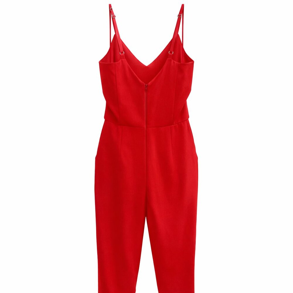 Adeline Rae Red Jumpsuit